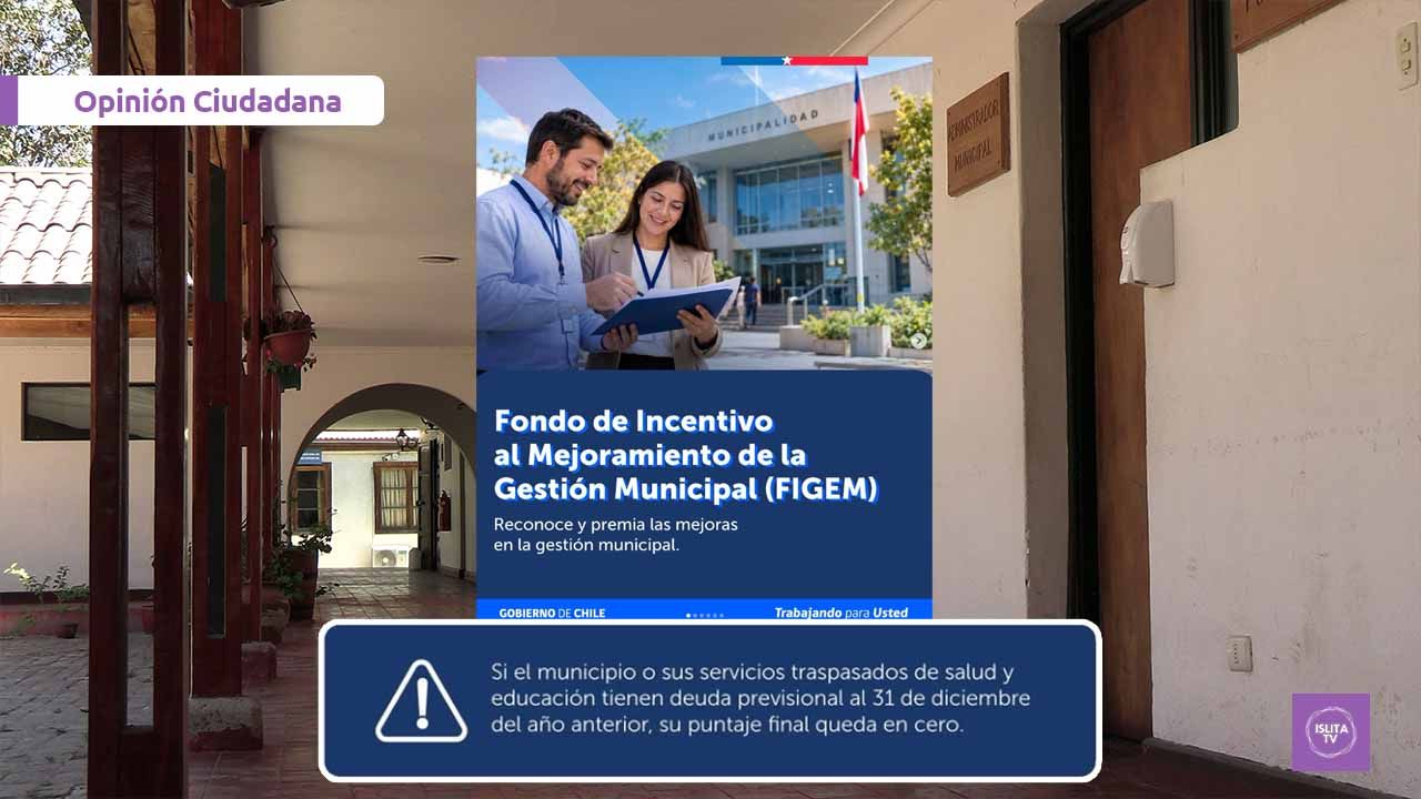 Deuda previsional de $209 millones al cierre de 2025 deja a Isla de Maipo fuera del FIGEM 2026 por tercer año consecutivo